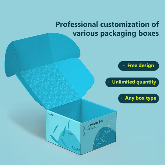 Embalaje de cartón personalizado, cajas de envío móviles, cajas de cartón corrugado